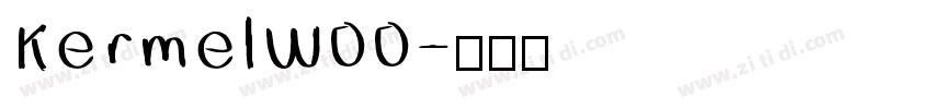 KermelW00字体转换