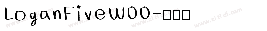 LoganFiveW00字体转换