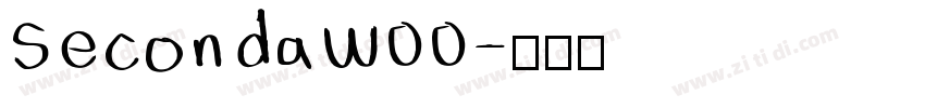 SecondaW00字体转换