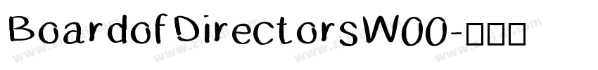 BoardofDirectorsW00字体转换