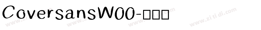 CoversansW00字体转换