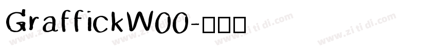 GraffickW00字体转换