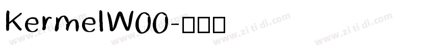 KermelW00字体转换