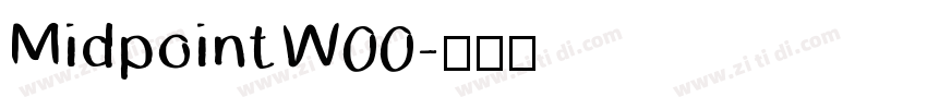 MidpointW00字体转换