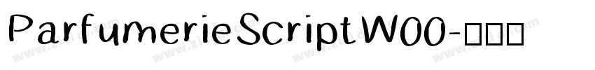 ParfumerieScriptW00字体转换