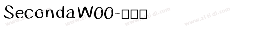 SecondaW00字体转换