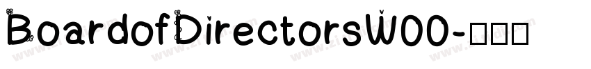 BoardofDirectorsW00字体转换