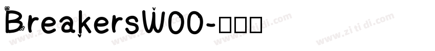 BreakersW00字体转换