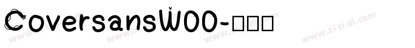 CoversansW00字体转换