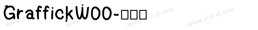 GraffickW00字体转换