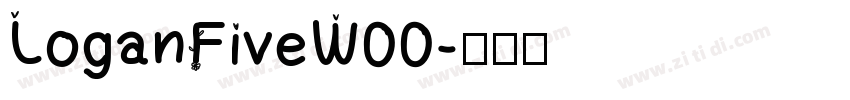 LoganFiveW00字体转换