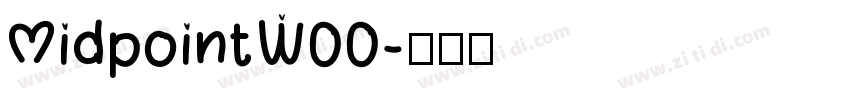 MidpointW00字体转换