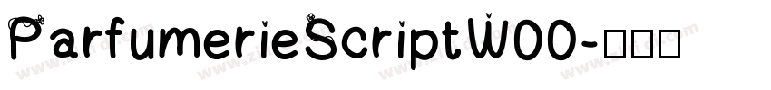 ParfumerieScriptW00字体转换