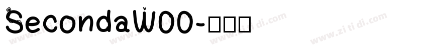SecondaW00字体转换