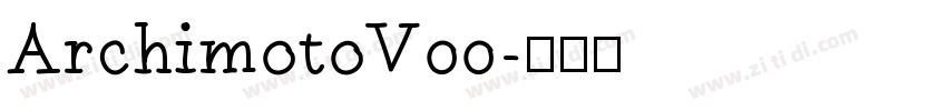 ArchimotoV00字体转换