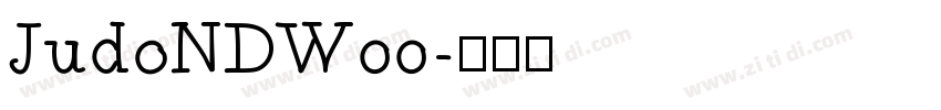 JudoNDW00字体转换