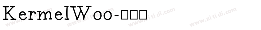 KermelW00字体转换