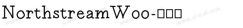 NorthstreamW00字体转换