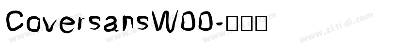 CoversansW00字体转换