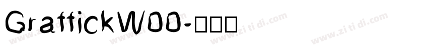 GraffickW00字体转换