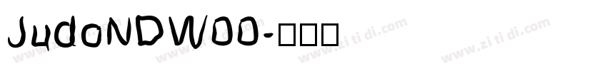 JudoNDW00字体转换