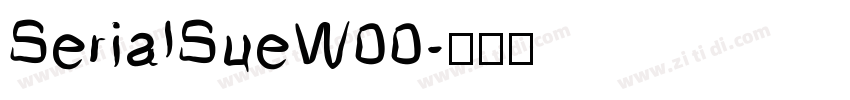 SerialSueW00字体转换