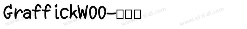 GraffickW00字体转换