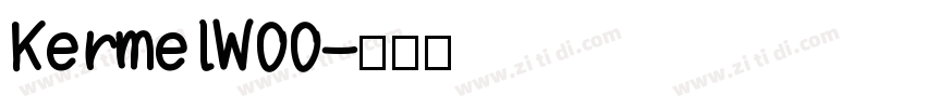 KermelW00字体转换