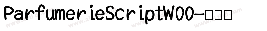 ParfumerieScriptW00字体转换