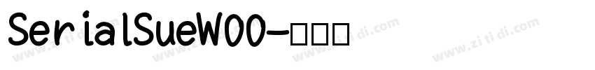 SerialSueW00字体转换
