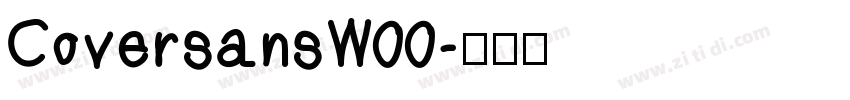 CoversansW00字体转换