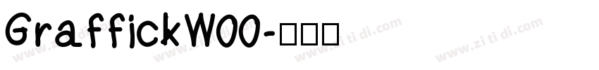 GraffickW00字体转换