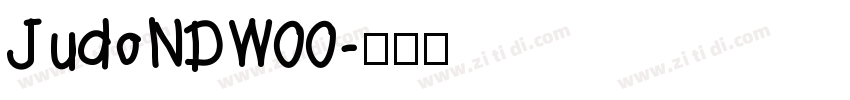 JudoNDW00字体转换