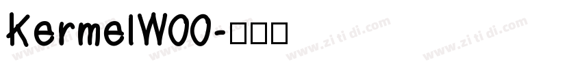 KermelW00字体转换