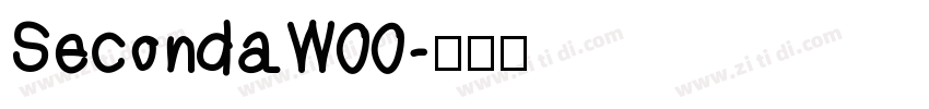 SecondaW00字体转换