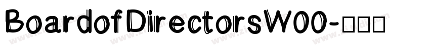 BoardofDirectorsW00字体转换