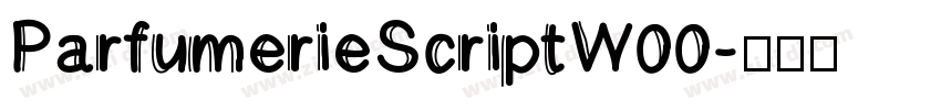 ParfumerieScriptW00字体转换
