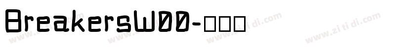 BreakersW00字体转换