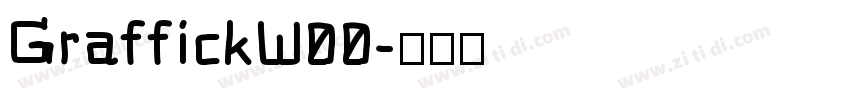 GraffickW00字体转换