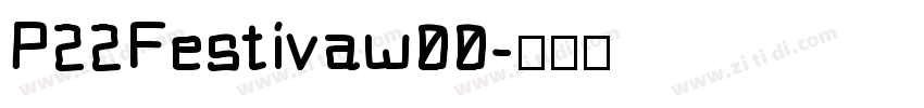 P22Festivaw00字体转换