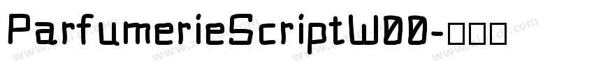 ParfumerieScriptW00字体转换