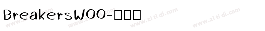 BreakersW00字体转换