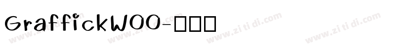 GraffickW00字体转换