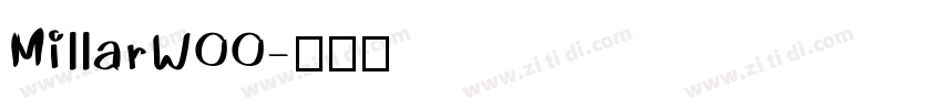 MillarW00字体转换
