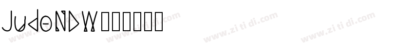 JudoNDW00字体转换
