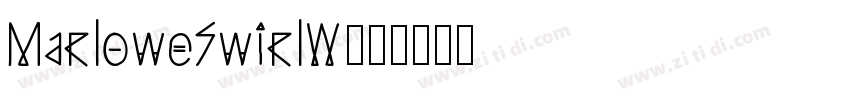 MarloweSwirlW00字体转换