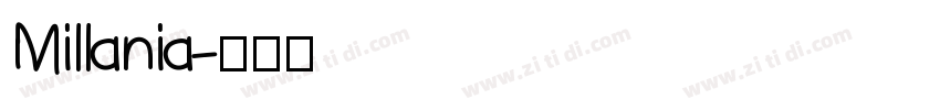 Millania字体转换