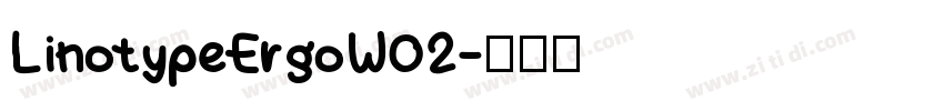LinotypeErgoW02字体转换