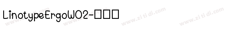 LinotypeErgoW02字体转换
