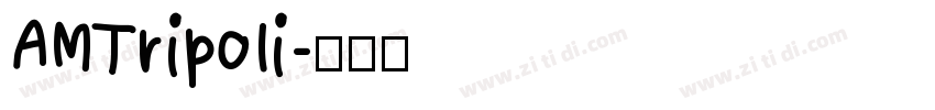 AMTripoli字体转换